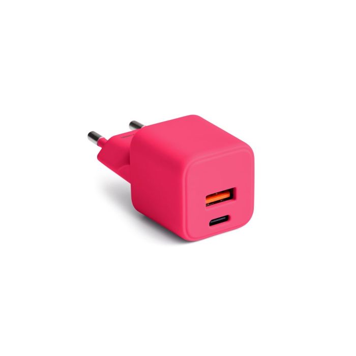 COLORUM Adaptér USB-A  Plus USB-C PD 30W CLS30-AC-02 - ružový
