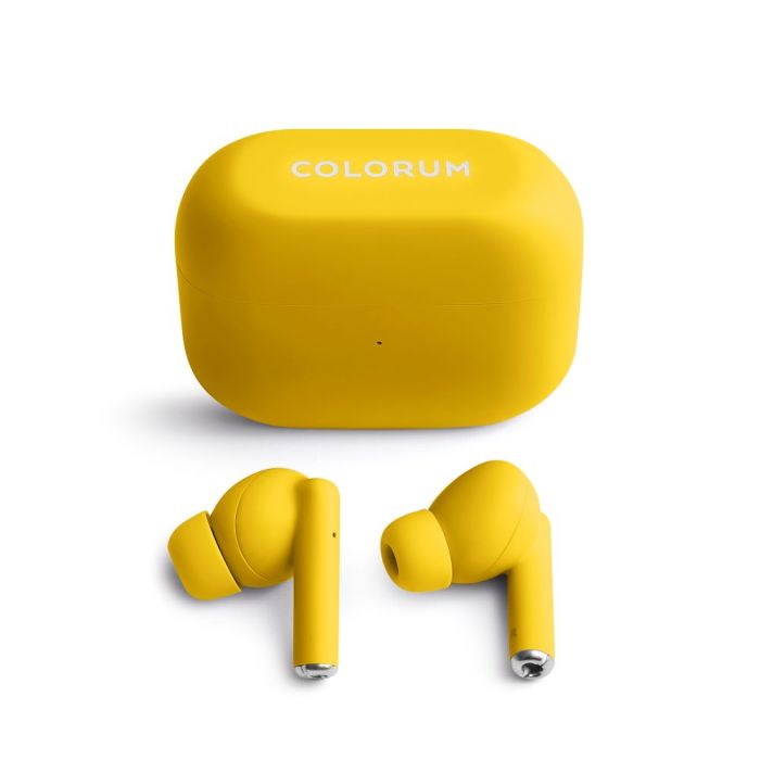 Slúchadlá COLORUM TWS Bluetooth 5.3 CTWS-05 žlté