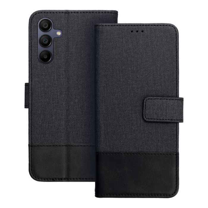 Gomma Book Samsung A15 LTE/5G - čierne (s prackou)