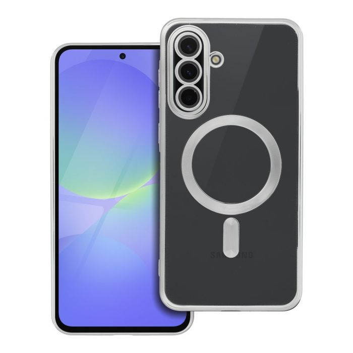 Obal ELECTRO MAG COVER MagSafe Samsung Galaxy A36 5G A366 strieborný