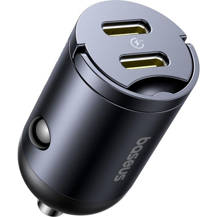 Autonabíjačka Baseus Tiny Star Mini  2C 30W 2xUSB-C Cosmic Black