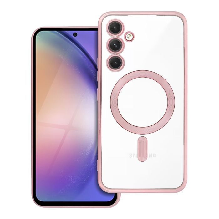 Obal ELECTRO MAG COVER MagSafe Samsung Galaxy A54 5G A546 ružovo zlatý