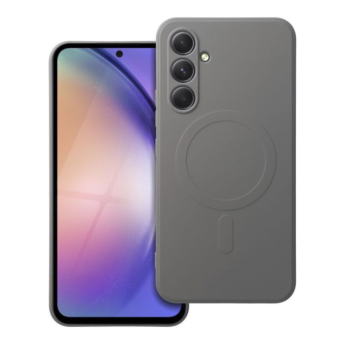 Obal SILICONE MAG COVER MagSafe Samsung Galaxy A54 5G A546 titánovo sivý