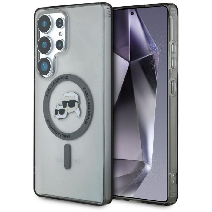 KARL LAGERFELD SAMSUNG S25 Ultra KLHMS25LHLSKCK (Magnetic IML Metal KC Heads) black
