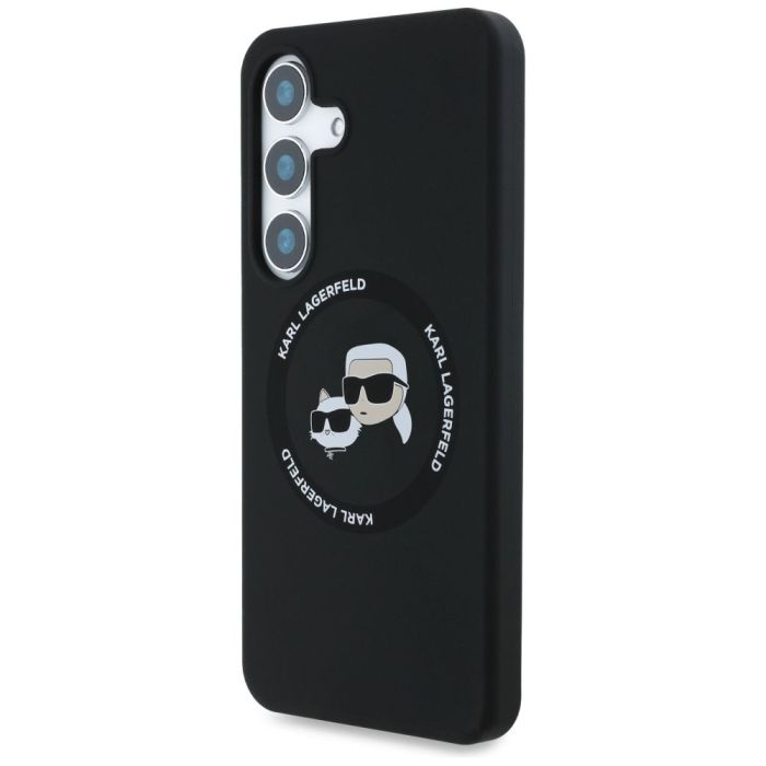KARL LAGERFELD SAMSUNG S25 S931 KLHMS25SSKCHTCK (Magnetic Silicone Double Heads) black