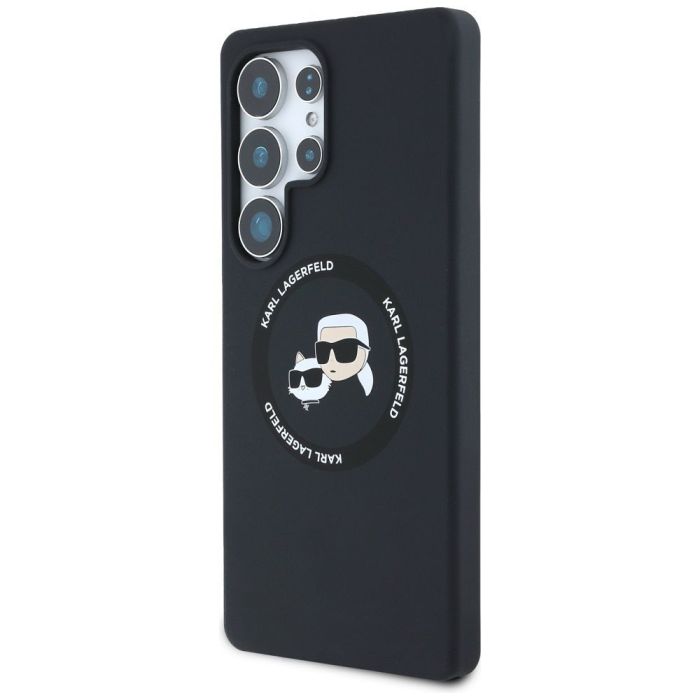 KARL LAGERFELD SAMSUNG S25 Ultra KLHMS25LSKCHTCK (Magnetic Silicone Double Heads) black