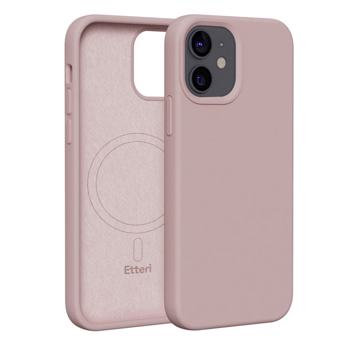 Etteri Silicone Mag case for iPhone 12 / 12 Pro 6,1 light pink