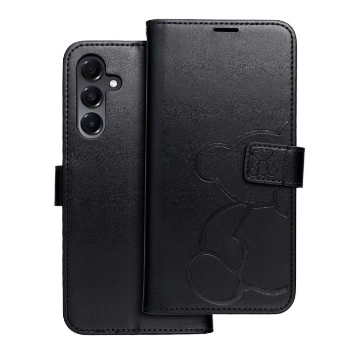 Mezzo Book Samsung A16 5G Teddy Bear - čierny