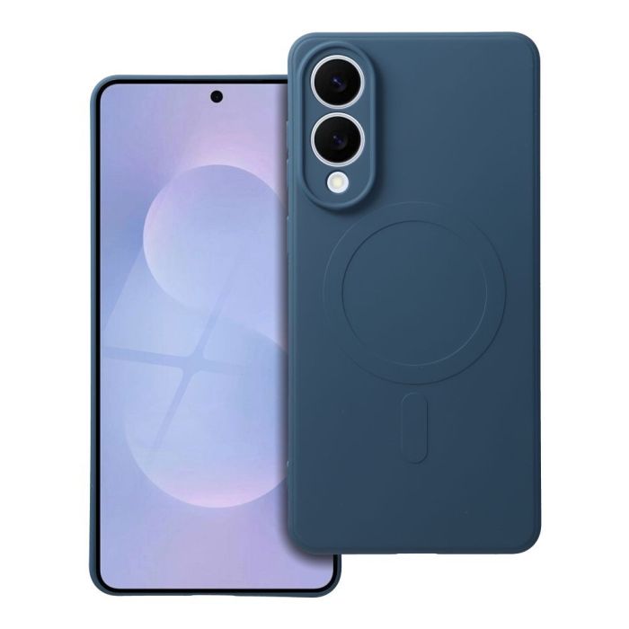 Obal SILICONE MAG COVER MagSafe Samsung Galaxy S25 Edge 5G S937 modrý