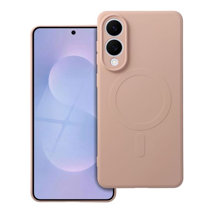 Obal SILICONE MAG COVER MagSafe Samsung Galaxy S25 Edge 5G S937 ružový