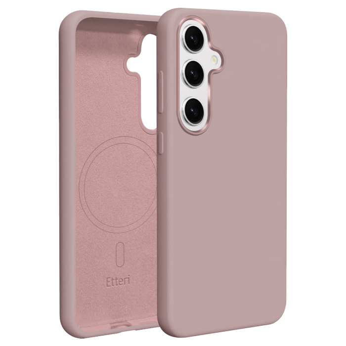 Etteri Silicone Magsafe TPU Samsung S25 S931 - svetlo-ružové