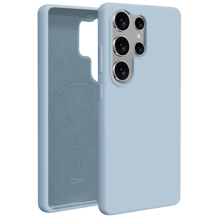 Etteri Silicone Magsafe TPU Samsung S25 Ultra S938 - svetlo-modré