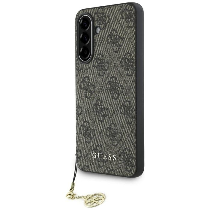 Obal Guess 4G Charm Samsung Galaxy A56 5G A566 GUHCSA56GF4GBR hnedý
