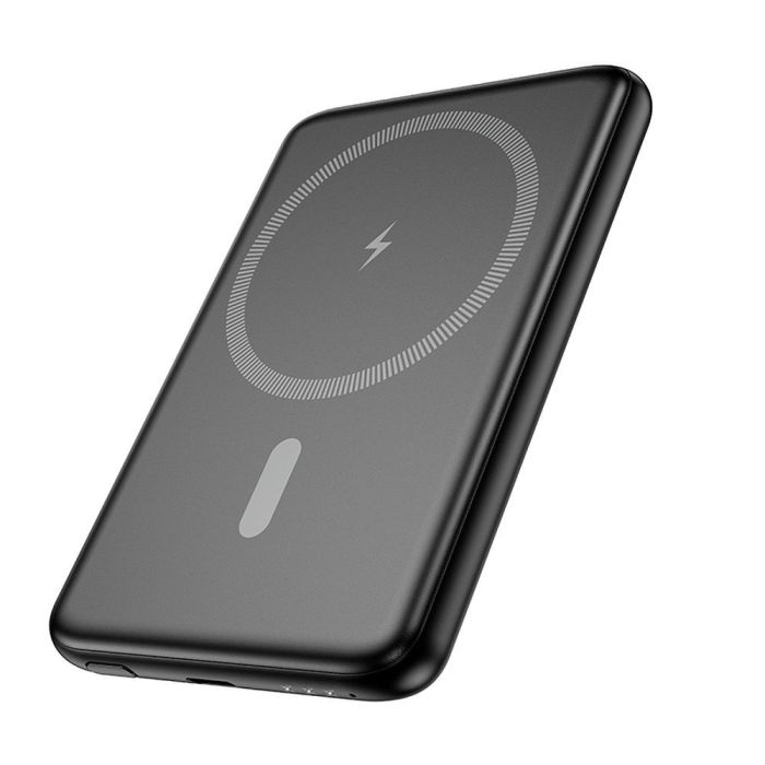 HOCO J140A powerbank 5000 mAh ultra-thin MagSafe PD QC 2A 20W - čierny