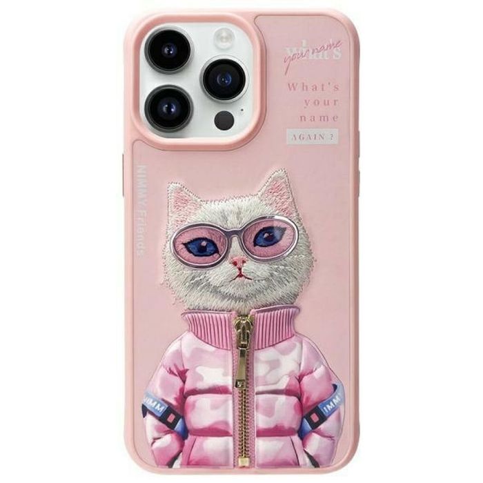 NIMMY case COOL&CUTE 2.0 Cat for IPHONE 15 Pro Max pink