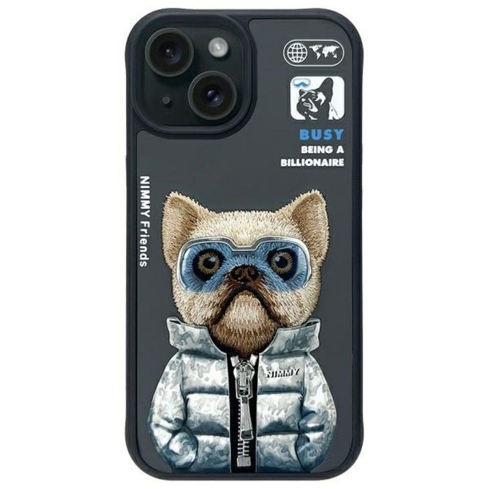 NIMMY case COOL&CUTE 2.0 Dog for IPHONE 15 black