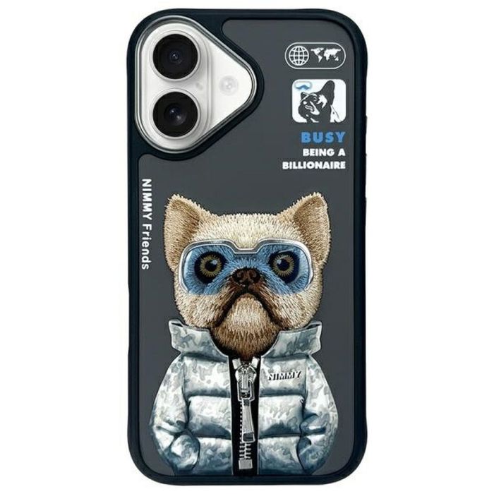 NIMMY case COOL&CUTE 2.0 Dog for IPHONE 16 black