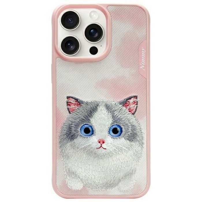 NIMMY case BIG EYED PET 2.0 Cat for IPHONE 15 Pro Max pink