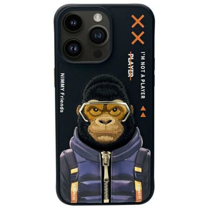NIMMY case COOL&CUTE 2.0 Monkey for IPHONE 15 Pro Max black