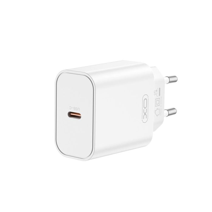 Adaptér XO  CE32 PD 20W 1x USB-C - biely