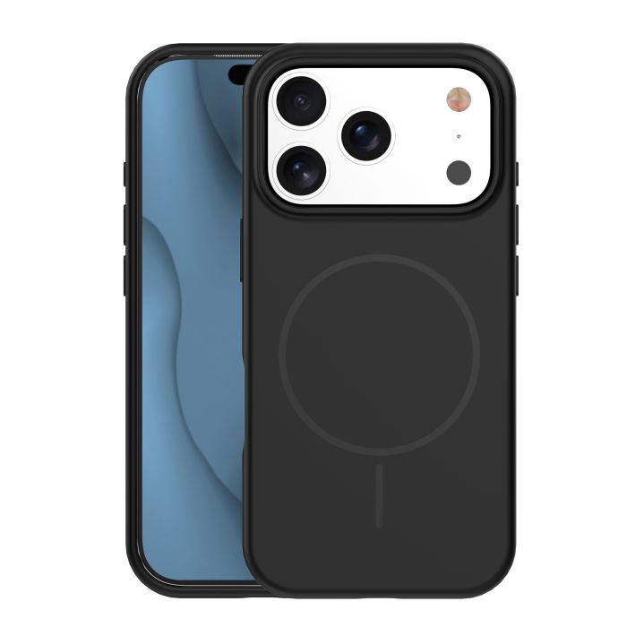 Obal Silicone Thin Mag Apple iPhone 17 Pro Max čierny