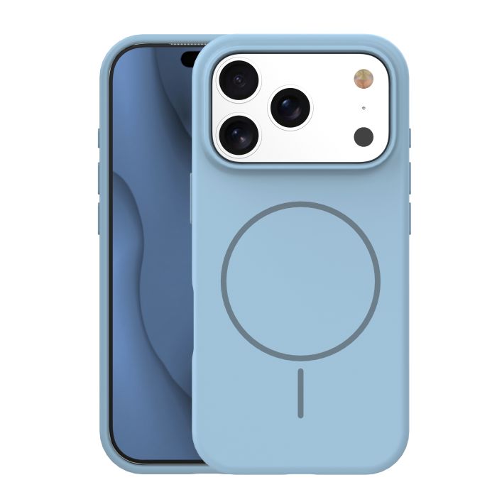 Obal Silicone Thin Mag Apple iPhone 17 Pro Max svetlomodrý