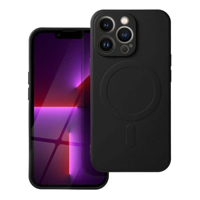 Silicone Magsafe TPU iPhone 17 Pro Max - čierne