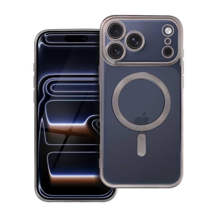 Obal ELECTRO MAG COVER MagSafe Apple iPhone 17 Pro Max sivý