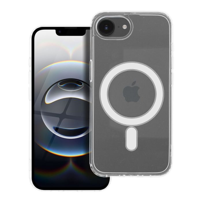 Clear Magsafe TPU (MID) iPhone 16e/17e - transparentné