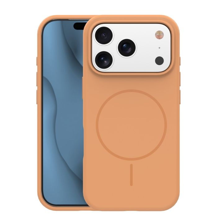Silicone Thin Magsafe TPU  iPhone 17 Pro - oranžové