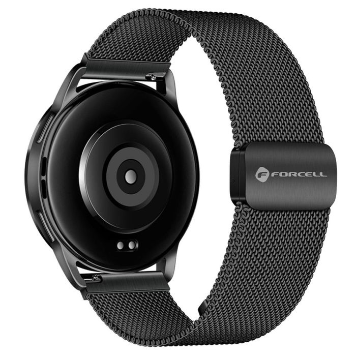 Remienok FORCELL F-DESIGN FS11 magnetický nehrdzavejúca oceľ Samsung Watch 22mm čierny