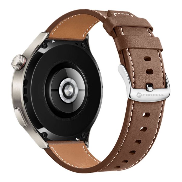 Remienok FORCELL F-DESIGN FS21 eko koža Samsung Watch 20mm hnedý