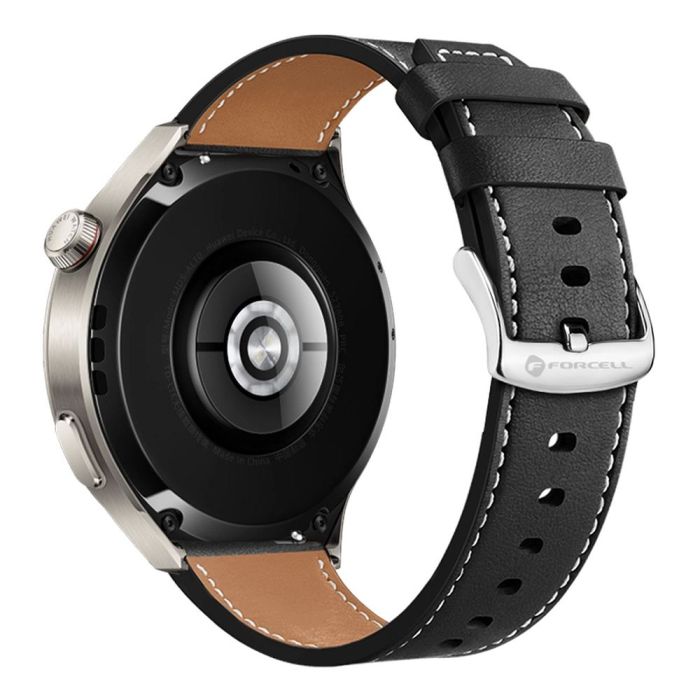 Remienok FORCELL F-DESIGN FS21 eko koža Samsung Watch 22mm čierny