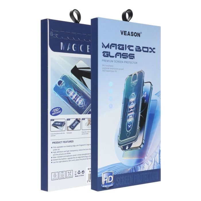 Ochranné sklo Veason Easy-Install 6D Pro Apple iPhone 17 čierne