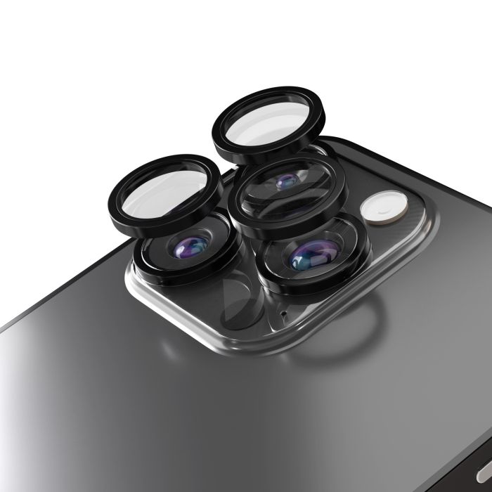 Ochranné sklo na fotoaparát Etteri Camera Lens Protector Apple iPhone 16 Pro/16 Pro Max čierne