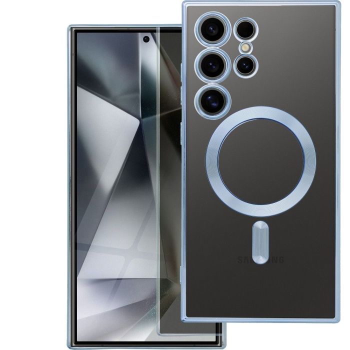 Obal ELECTRO MAG COVER MagSafe Samsung Galaxy S25 FE 5G S731 modrý