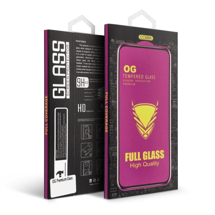 Ochranné sklo OG Premium Glass Apple iPhone 17 Pro Max čierne