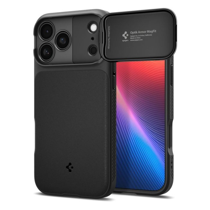SPIGEN OPTIK ARMOR MAG IPHONE 17 Pro Max black