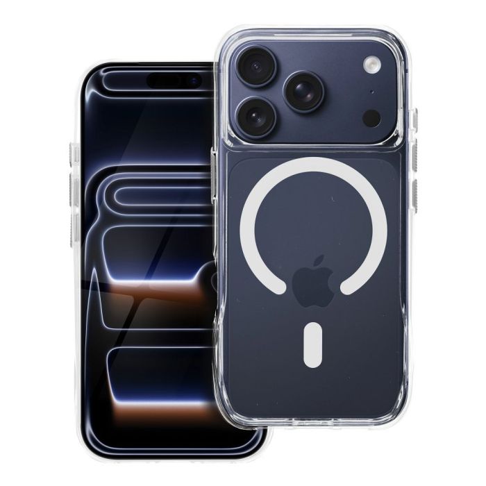 Roar Slim TPU/TPC Magsafe Defender iPhone 17 Pro Max - transparentný