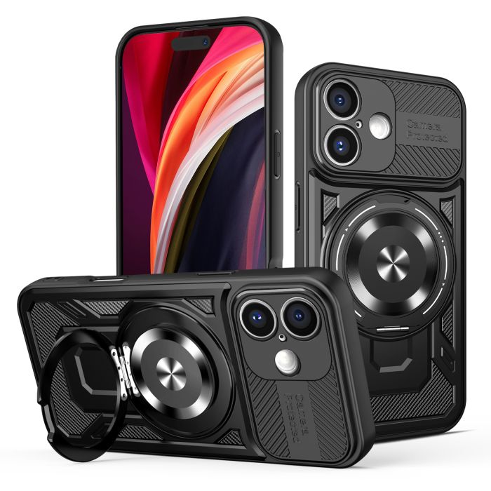 Defender Armor Mag case for iPhone 16 6,1 black