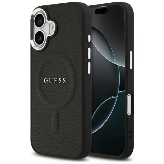 Obal Guess PU Saffiano MagSafe Apple iPhone 17 GUHMP17SPSAREGSK čierny