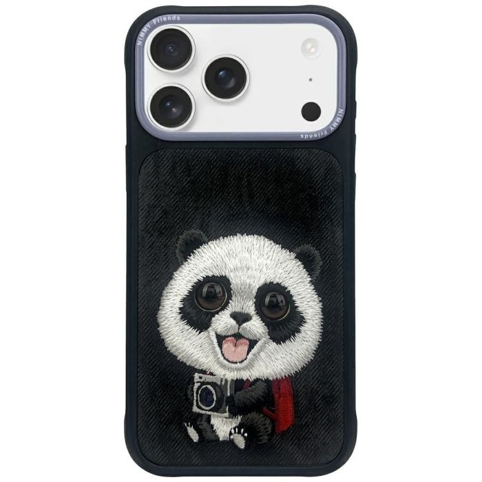 NIMMY case BIG EYED PET 2.0 Panda for IPHONE 17 black