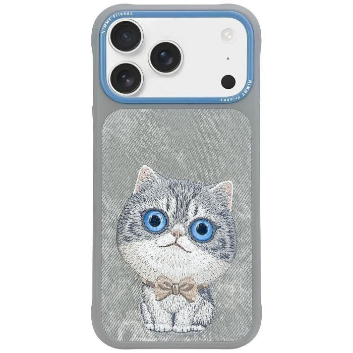 NIMMY case BIG EYED PET 2.0 Cat for IPHONE 17 gray