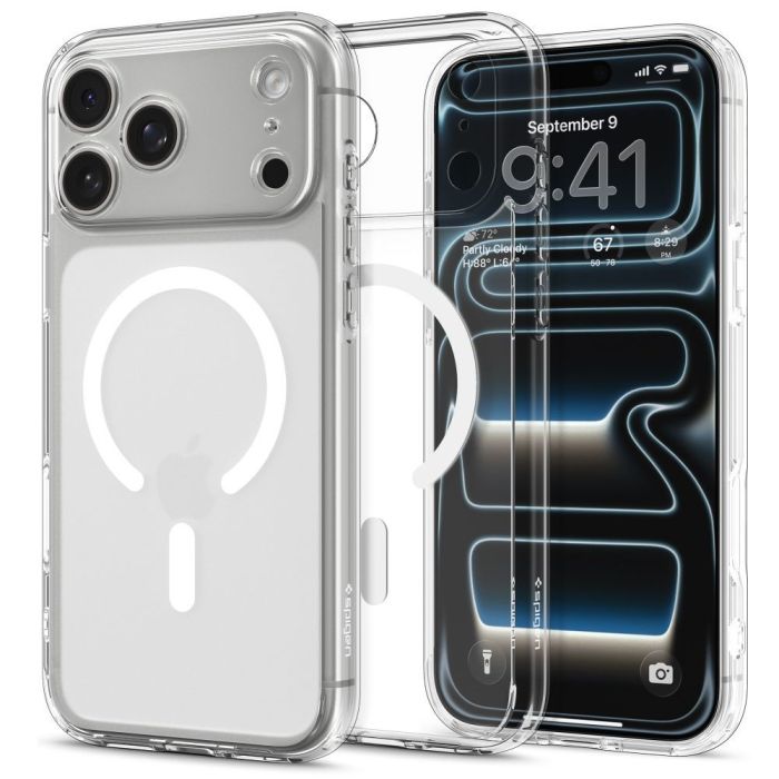Spigen Ultra Hybrid Mag Magsafe case for iPhone 17 Pro Frost White