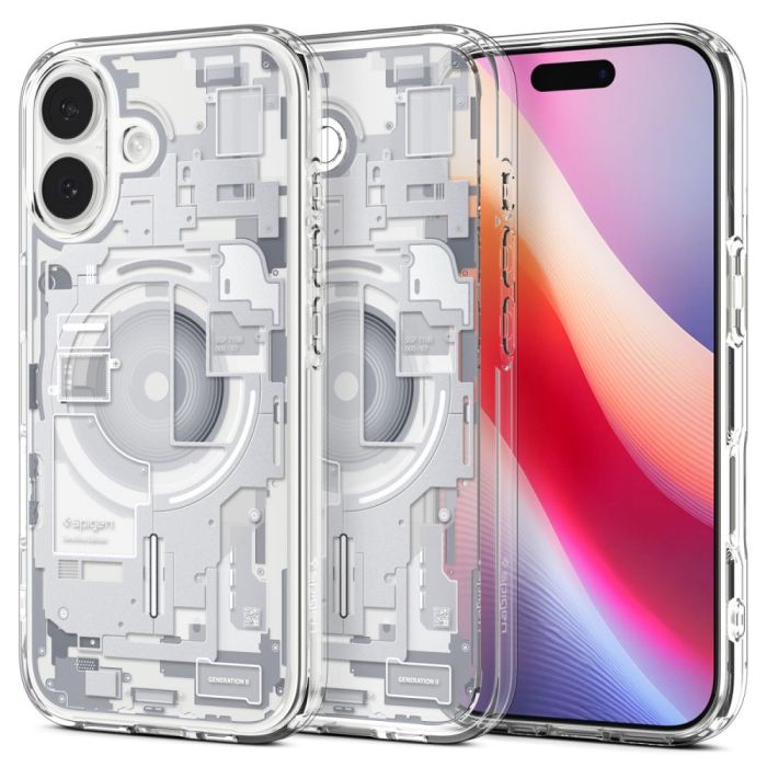 Spigen Ultra Hybrid Mag Magsafe case for iPhone 17 Zero One White