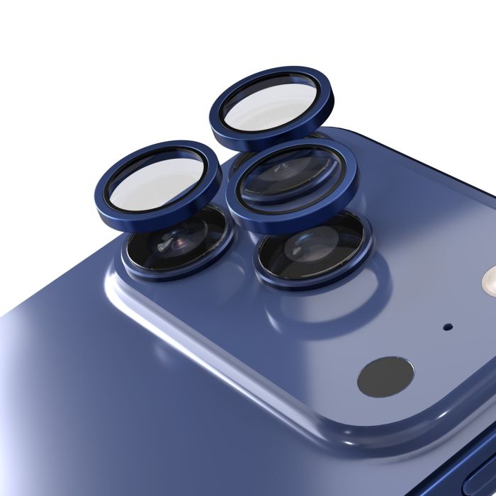 Ochranné sklo na fotoaparát Etteri Camera Lens Protector Apple iPhone 17 Pro/17 Pro Max modré