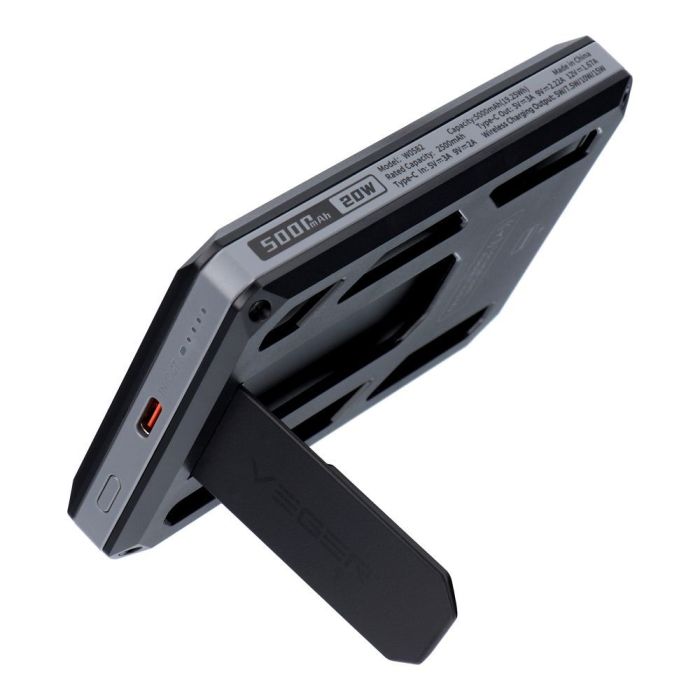 VEGER Powerbank 5000 mAh MFi PD 20W Wallet Tracker W0582 black