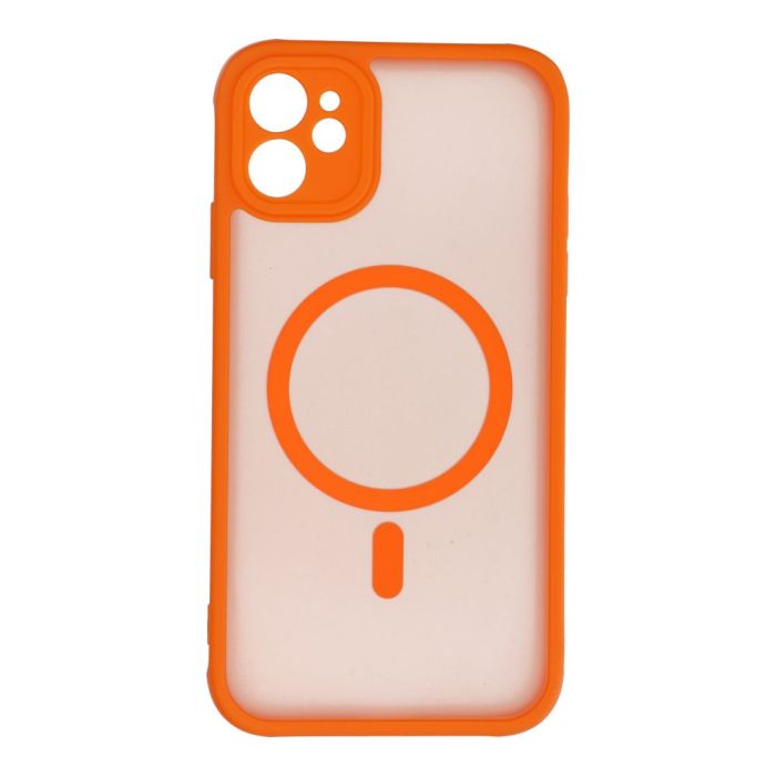 Obal FULL MATTE MAG COVER MagSafe Apple iPhone 11 oranžový