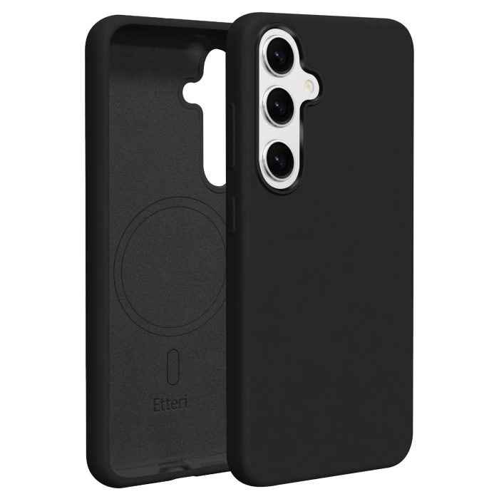 Etteri Silicone Mag case for Samsung Galaxy S26 Ultra black