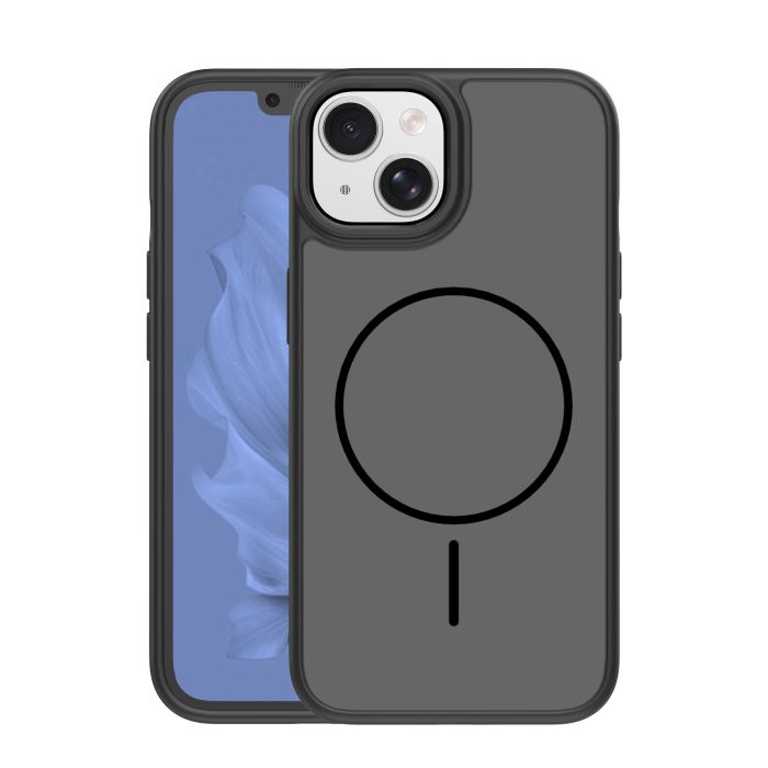 Frame Thin Magsafe TPU/TPC  iPhone 15 - čierne